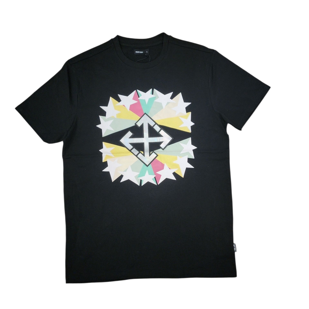 Black Starburst Graphic Tee